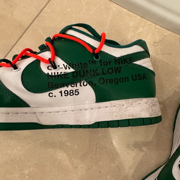 Nike Dunk Low Off-White Pine Green - Picture 9 of 16